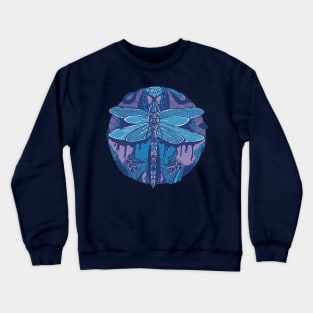 Mountain Blue Circle of the Dragonfly Crewneck Sweatshirt